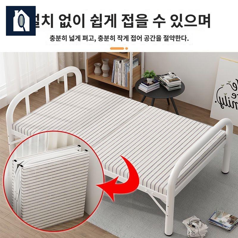 원룸 고시원 싱글 매트리스 요양원 자취방 미니 침대 - 상세 이미지 5