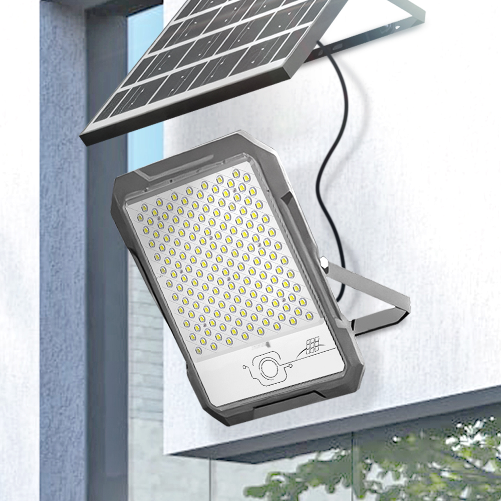 태양광 투광등 태양열 투광기 LED 조명 창고 건설 공사 현장 주차장 밝은 외등 1500W - 상품 이미지