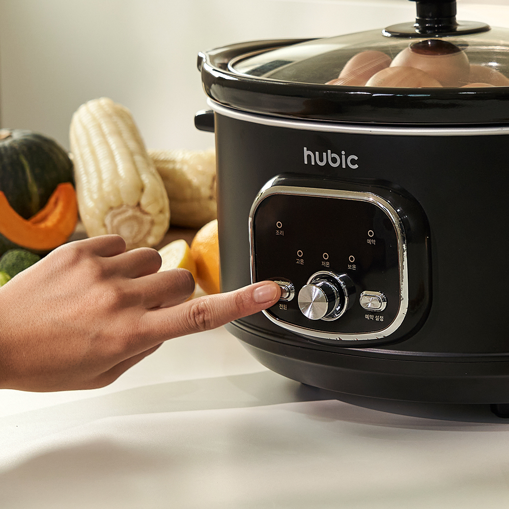 휴빅 맥반석 구운계란 굽는 기계 만들기 달걀 삶는 계란찜기 에그쿠커 타이머 예약기능