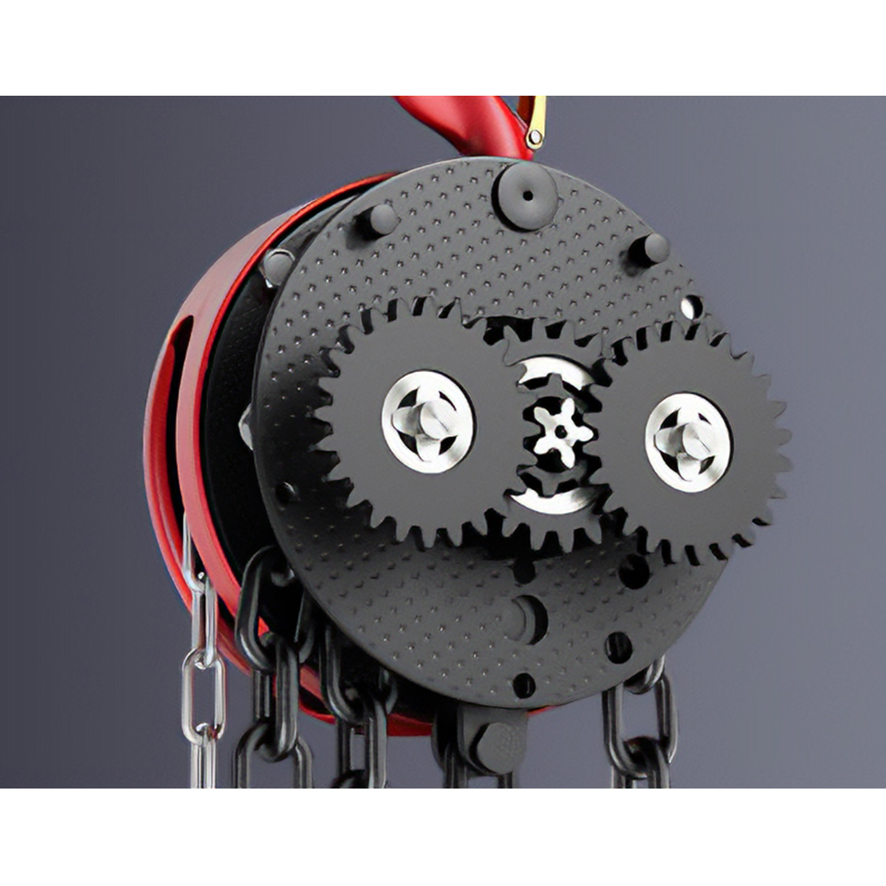 레바 블럭 호이스트 체인 블록 삼발이 수동 1톤3M, 1개 이미지 4