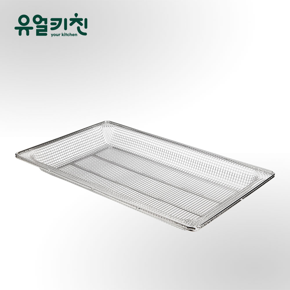업소용 스텐 밧드망 바구니 튀김망 1/1 (높이2) - 상품 이미지