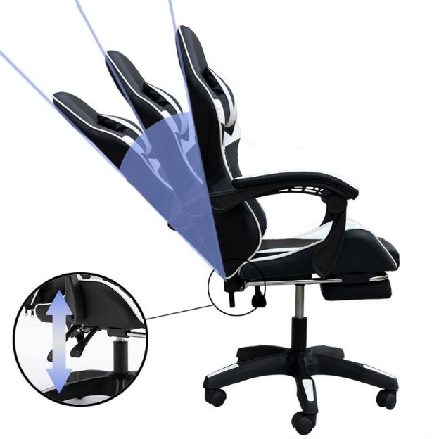 튼튼한 컴퓨터 체어 편안한 게임방 의자 높이조절 게이밍 의자