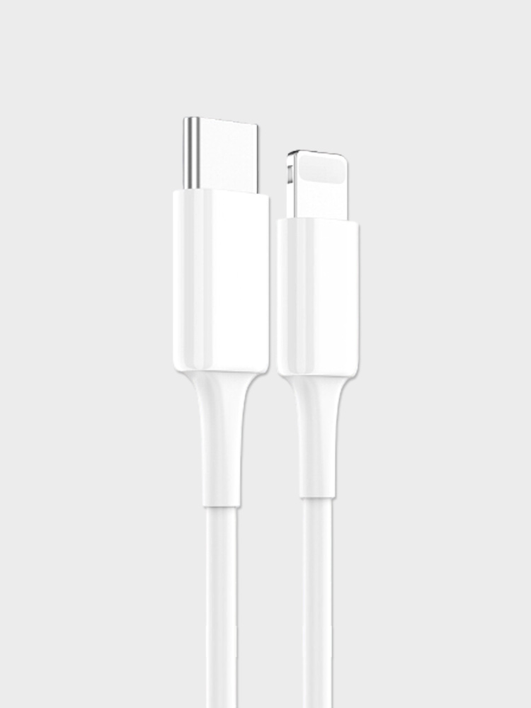 베이직 USB C to 라이트닝 8핀 PD 초고속 충전케이블 20W 1m - 메인 이미지