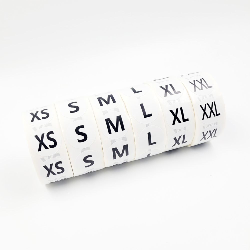 사이즈 표시 스티커 500장 (2.2cm) G - 상품 이미지