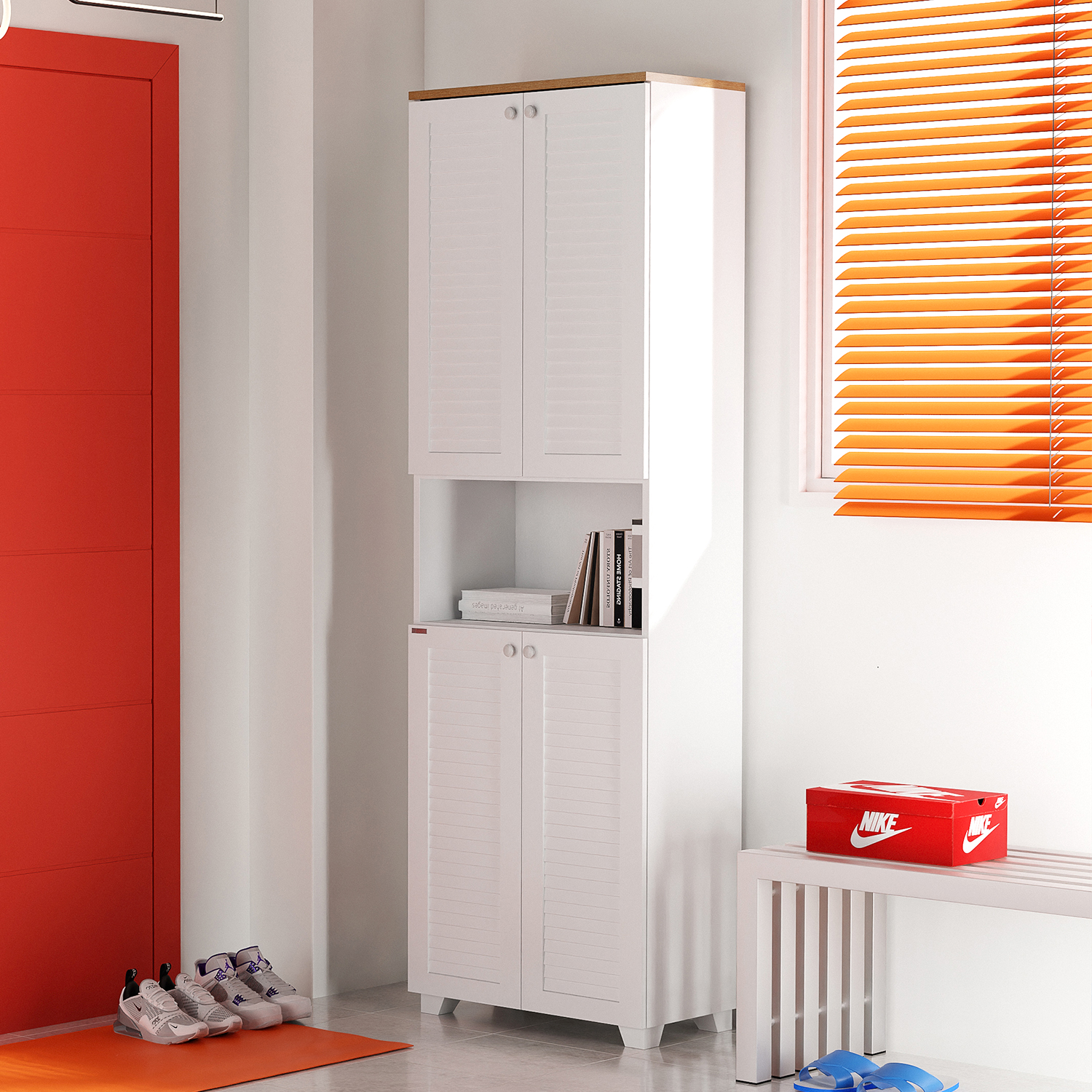 대형 신발장 600 아파트 현관 신발장 7단 슬림 키큰 신발장