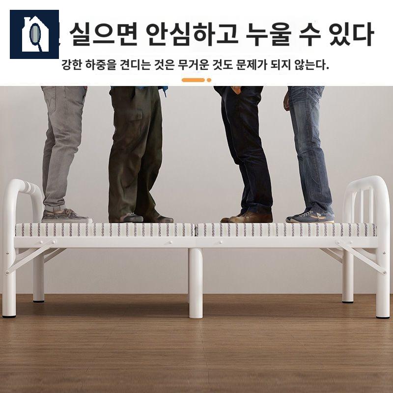 원룸 고시원 싱글 매트리스 요양원 자취방 미니 침대 이미지 6
