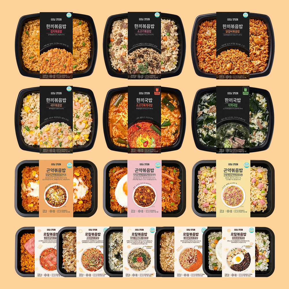 굿스푼 맛있는 닭갈비 볶음밥 2팩 외 21종 곤약식단 닭가슴살 저당 도시락 - 상세 이미지 2