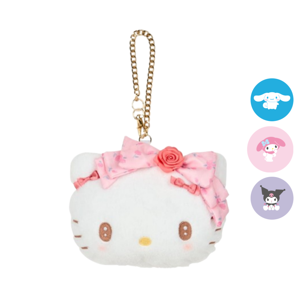 산리오 SANRIO 키홀더 페이스형 패스 케이스 돌리 로즈 466352