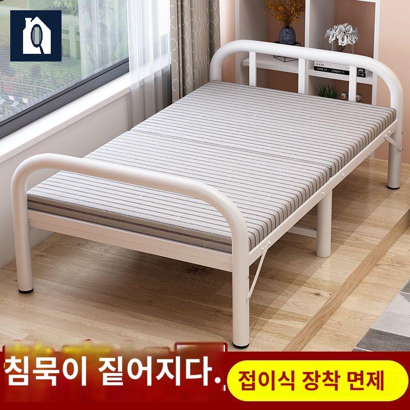 원룸 고시원 싱글 매트리스 요양원 자취방 미니 침대 - 상세 이미지 3
