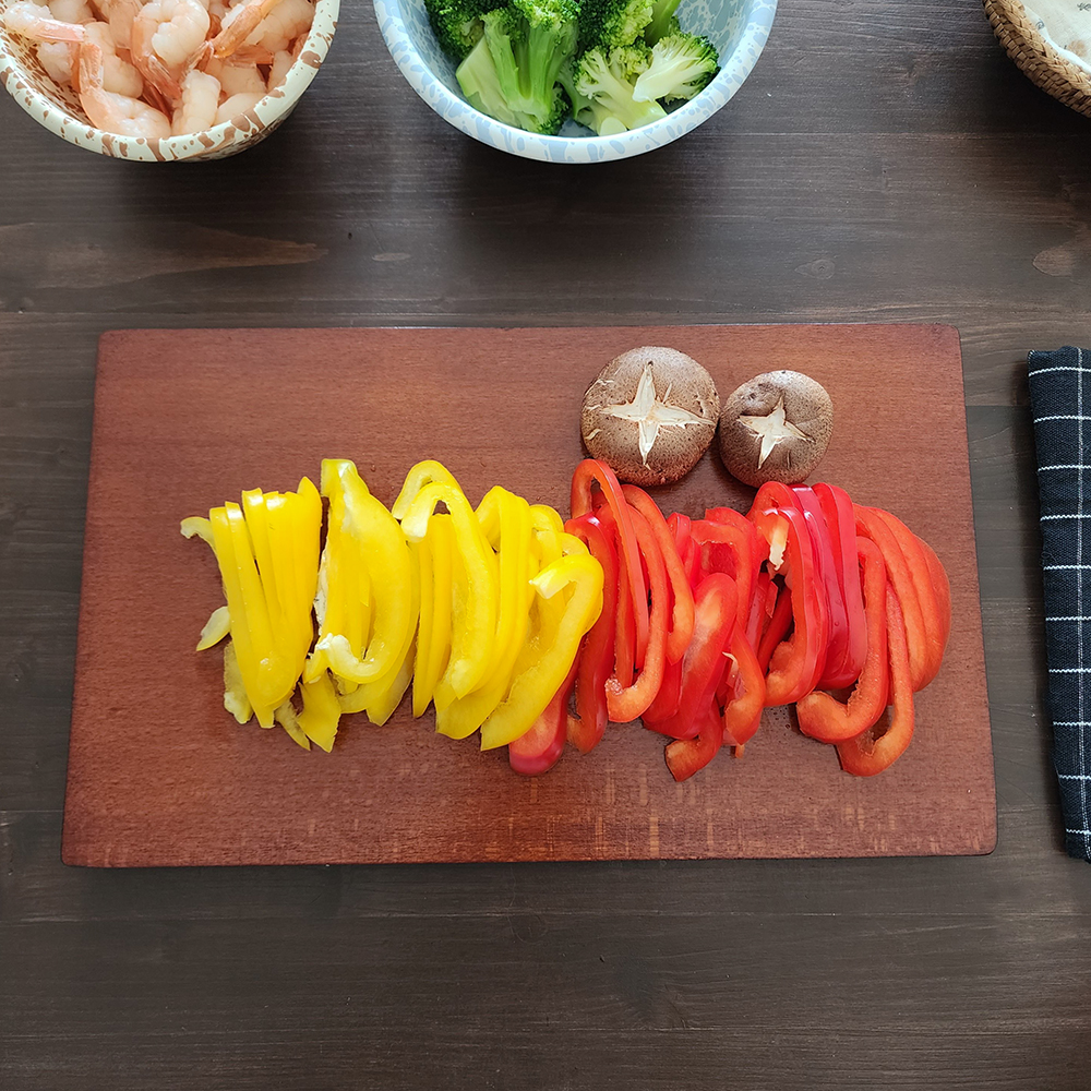 이디프 나무 도마 옻칠 원목 캠핑 주방 도마 이미지 7