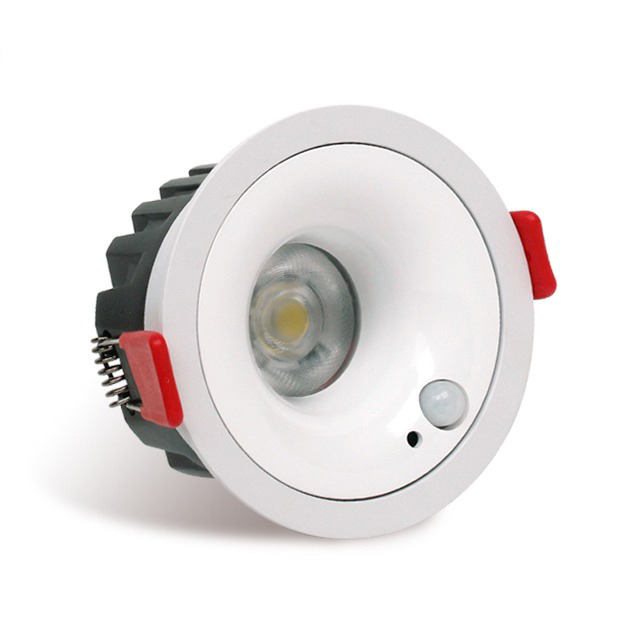 LED 매입 센서등 에코로얀 7.4cm(3인치) COB 10W 움푹 다운라이트 플리커프리 매립등 현관 복도 - 상품 이미지