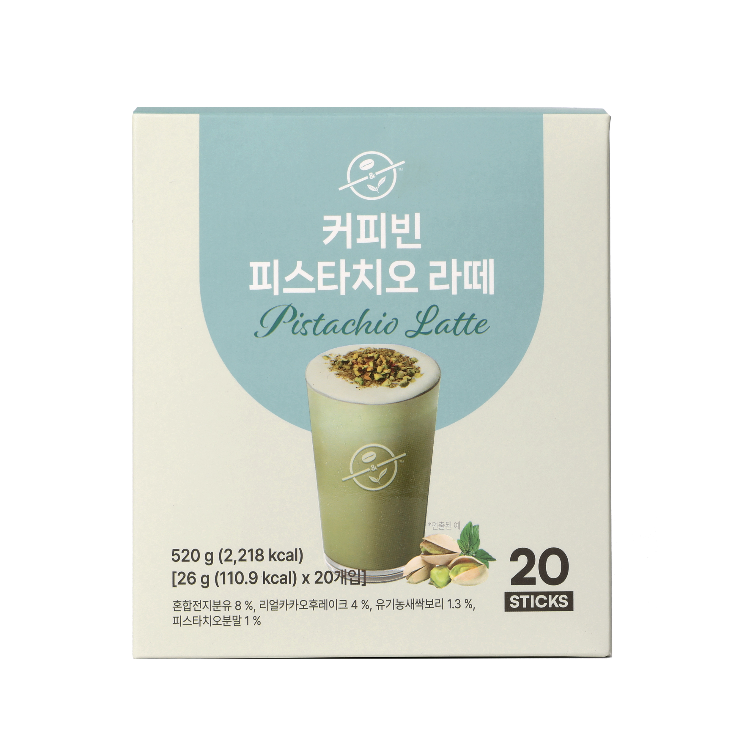 [커피빈] 피스타치오 라떼 20개입 - 상품 이미지