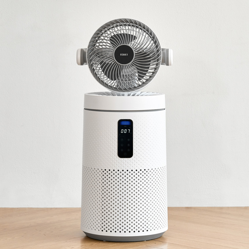 롯데 공기청정기 써큘레이터형 펫필터 초미세먼지 5단계정화 UVC 살균 IOT 사진 2