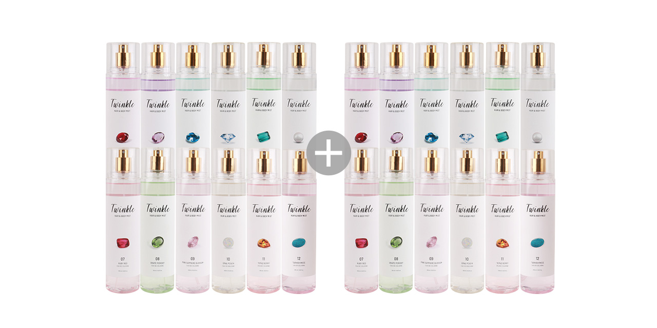 (2개)푸드어홀릭 트윙클 바디미스트 250ml/헤어앤바디 택1 : 뷰티에어