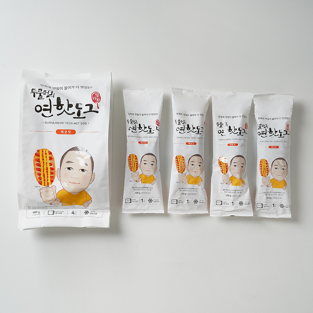 [양평 두물머리 맛집] 원조 두물머리 연핫도그 연잎핫도그 냉동핫도그 매운맛, 120g, 8개 - 상세 이미지 4