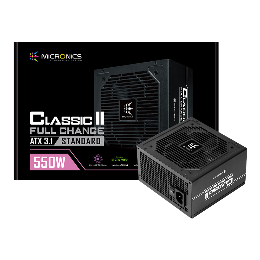 마이크로닉스 Classic II 풀체인지 550W 80PLUS 스탠다드 ATX3.1 - 상품 이미지