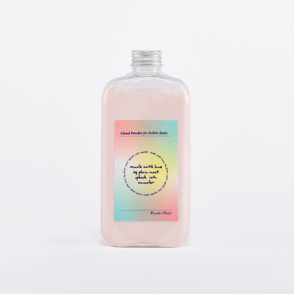 플레인코스트 구름파우더 피치핑크 290g 버블바스 아기거품목욕 아기입욕제 천연색소