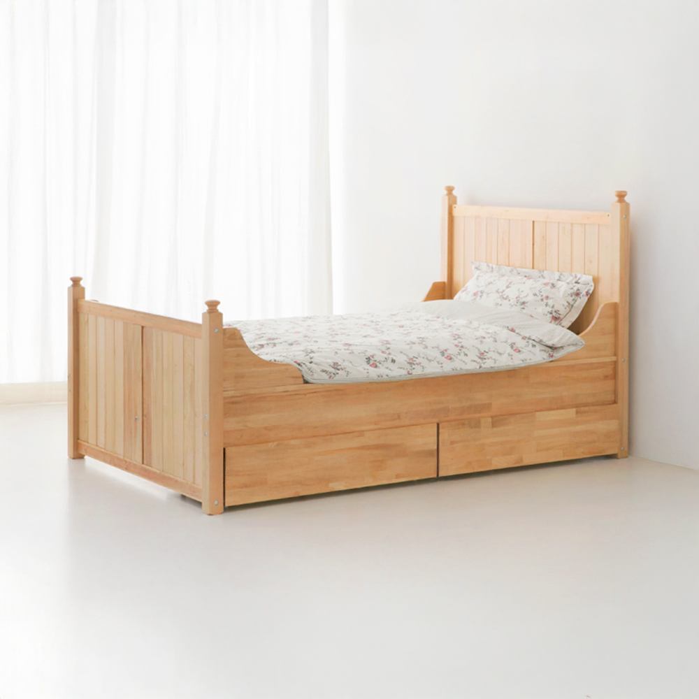 TORINO 원목 서랍형 침대 슈퍼싱글 120200 자작나무