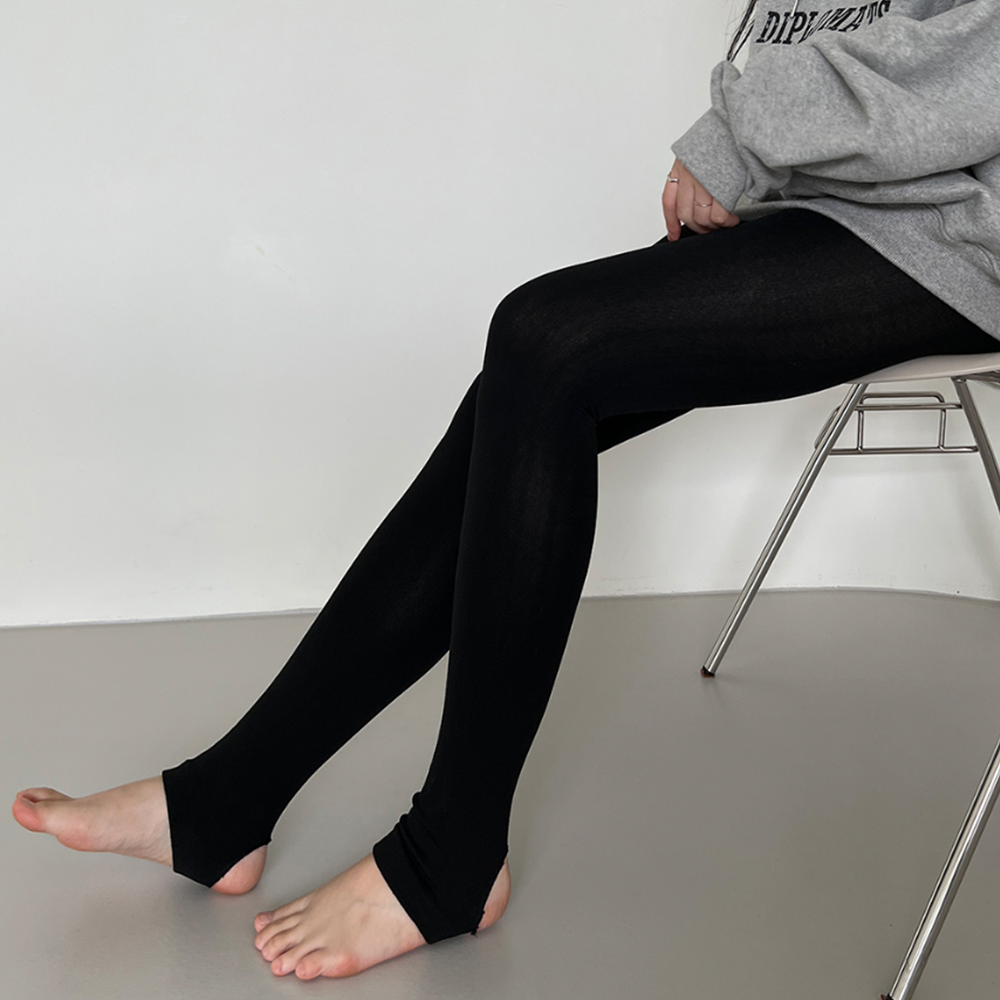 발고리레깅스 피치기모 레깅스 웜 골프 기모 겨울용 쫄바지 - 상세 이미지 2