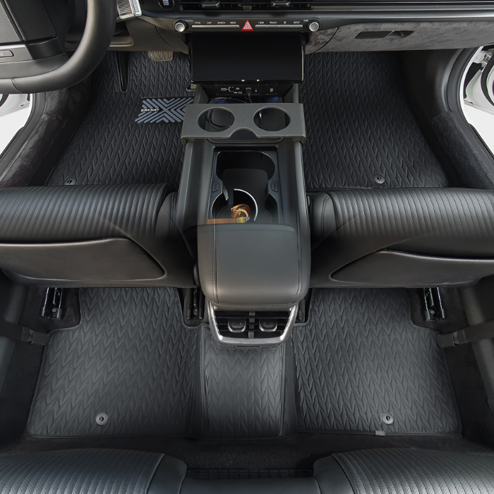 카프트 리노 가죽 자동차 매트 바닥 카 발 전차종 1열 이미지 2