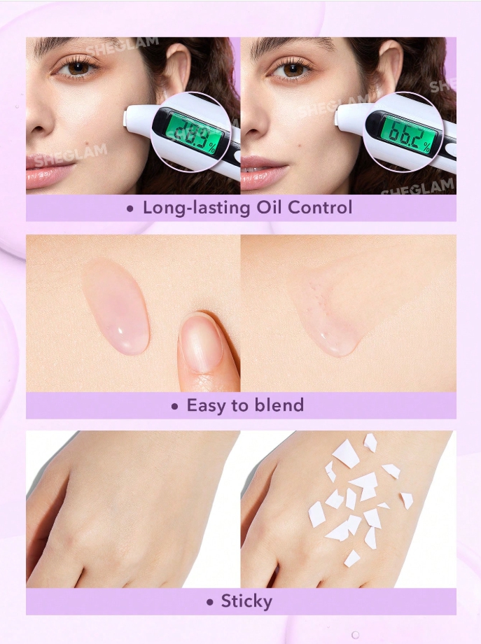 쉬글램 굿 그립 하이드레이팅 프라이머 블루베리 AHA sheglam grip primer - 상세 이미지 3