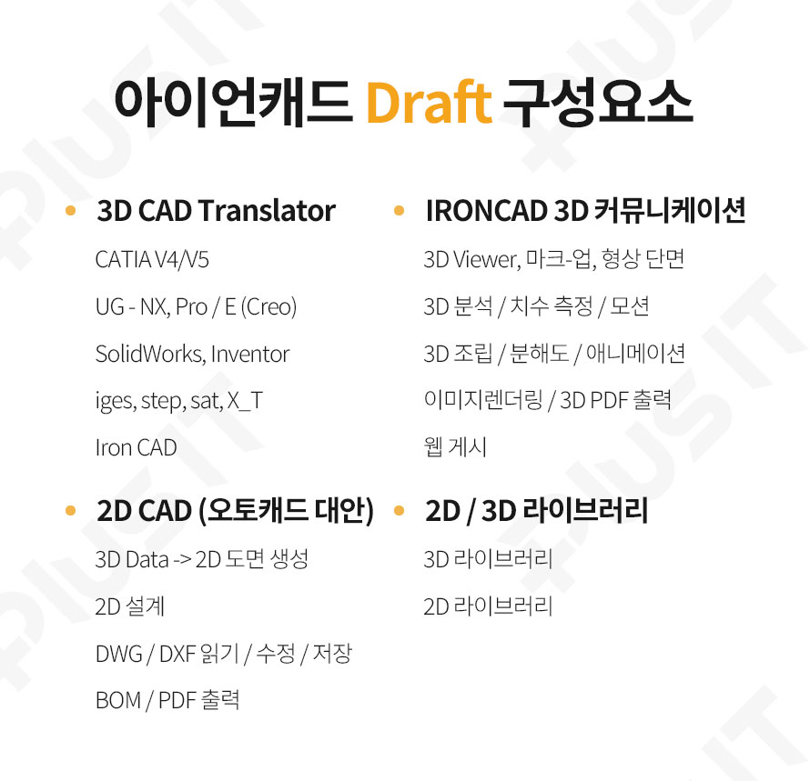 아이언캐드 IronCAD DRAFT 솔리드웍스뷰어 3D뷰어 최신버전 영구 패키지 이미지 8