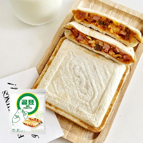 [푸딩팩토리] 곰표 포켓토스트 2종 x 3개 모음전_밀봉형 깔끔한 샌드위치 에그햄치즈 피자 PC방 매점