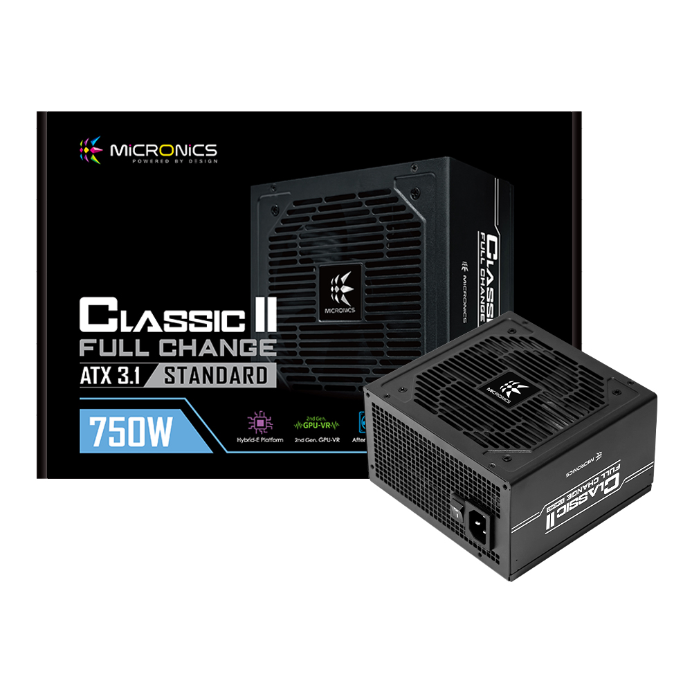 마이크로닉스 Classic II 풀체인지 750W 80PLUS STANDARD ATX3.1(PCIE 5.1) - 상품 이미지