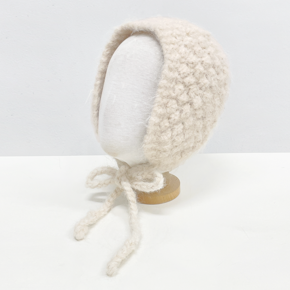 빅콤보 울 양모 니트 귀도리 남자 여성 겨울 방한 털 귀마개