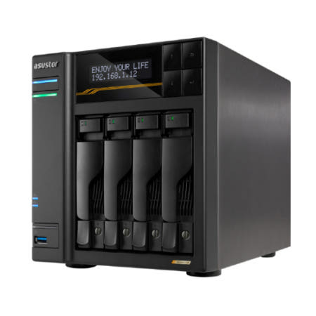 ASUSTOR LOCKERSTOR 4 Gen3 AS6804T WD RED PLUS HDD 32TB(8TBX4) 라스코