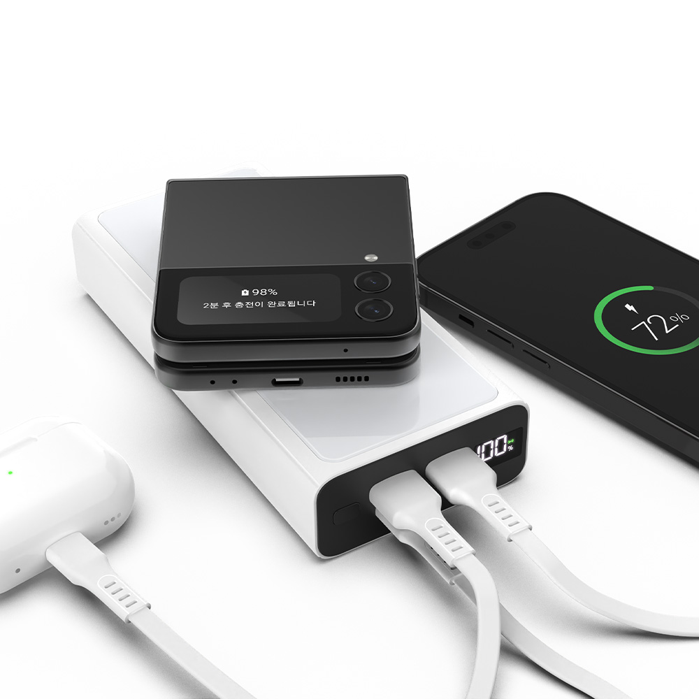 내셔널지오그래픽 22.5W PD 급속 무선충전 보조배터리 20,000mAh - 상세 이미지 3