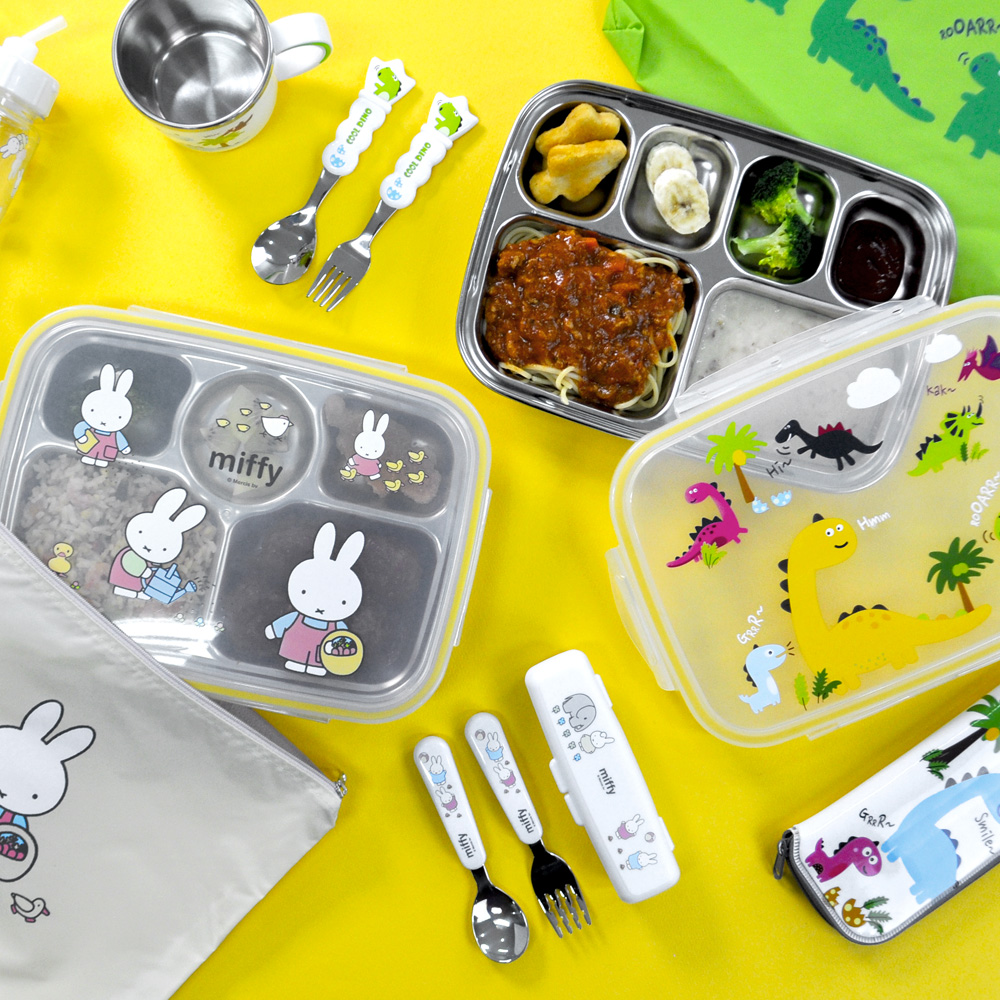국내산 스텐 304 캐릭터 유치원 어린이집 뚜껑 식판 유아 깊은형 스텐 식판 도시락 쿨디노