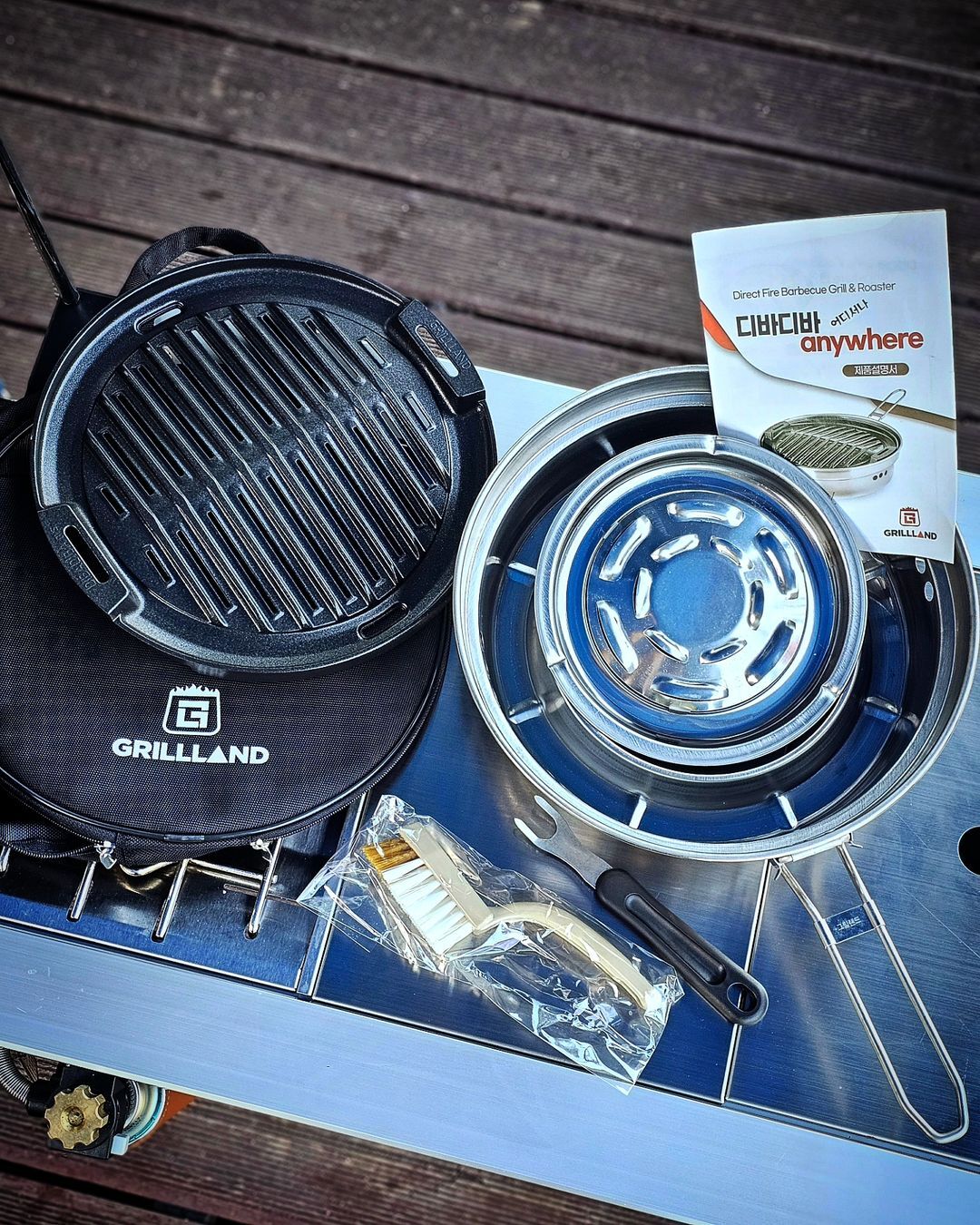 디바디바 애니웨어 가정용화로 숯불화로 가스그릴 바베큐그릴 igt 화로대 캠핑불판