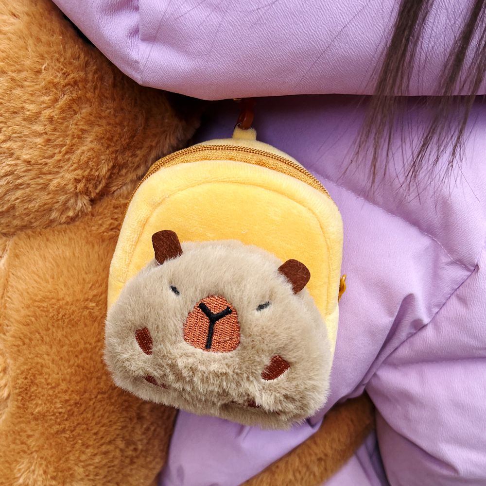 카피바라 파우치 인형키링 키홀더 가방고리 백꾸 가꾸 - 상세 이미지 3