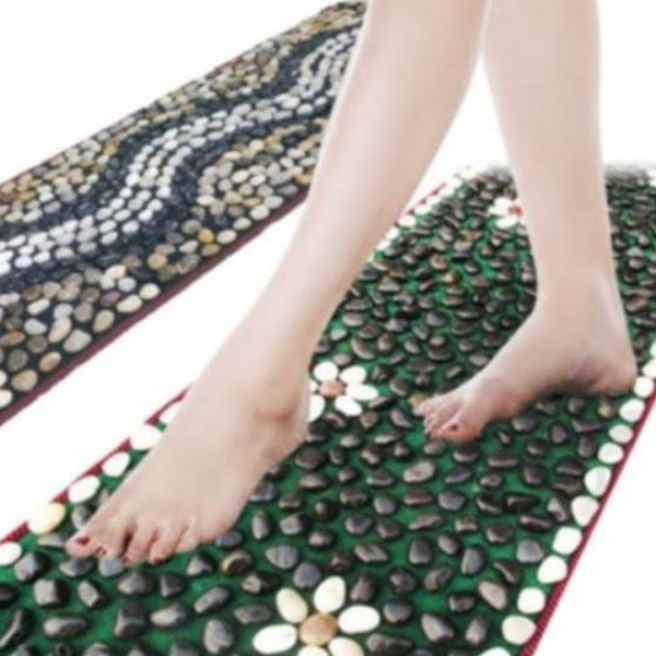 돌매트 대형 중밀도 천연 자갈 발바닥 발지압판 발지압 조약돌 마사지 매트 설날 명절 부모님 선물