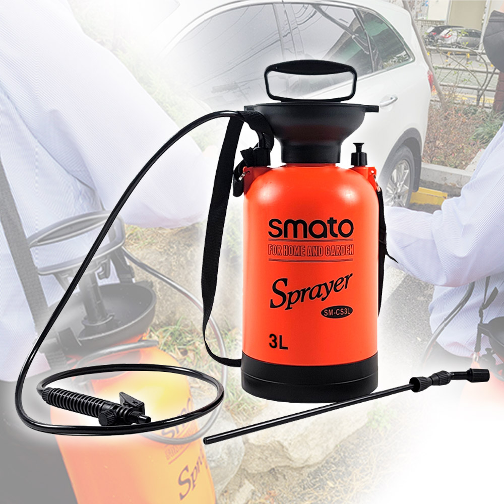 스마토 압축분무기 SM-CS3L 원예 세차 소독 청소용 물조리개