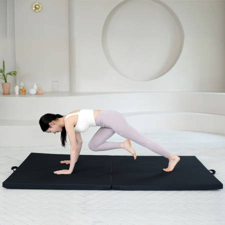 고무나라 운동매트 50mm 와이드 접이식 두꺼운 PVC 홈트 층간소음 링피트 필라테스 대형 넓은 요가 헬스 홈트레이닝