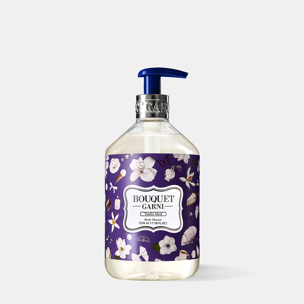 [1개] 부케가르니 바디워시 바디샤워 향좋은 대용량 퍼퓸 저자극 클린솝 향 520ml 이미지 3