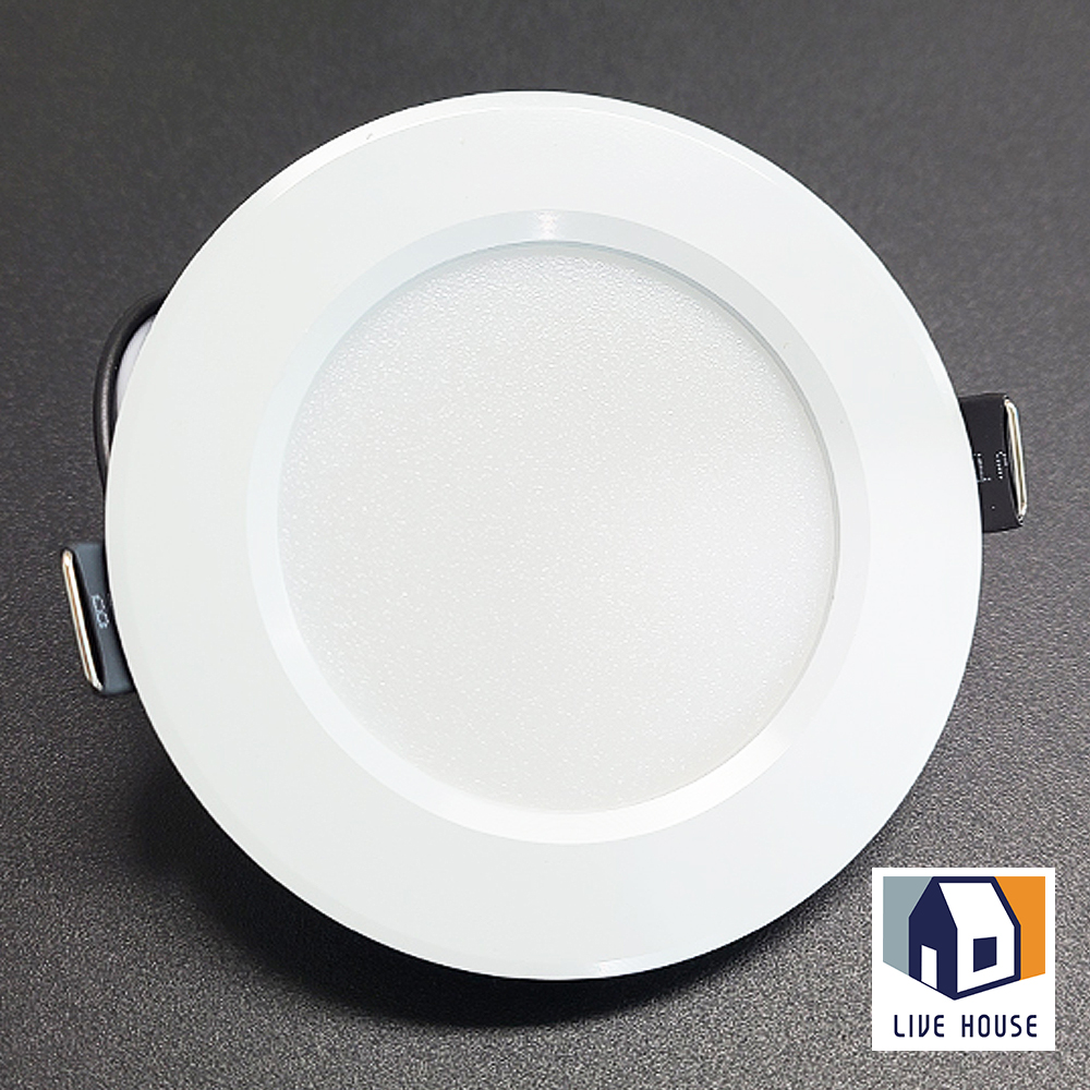 LED 매립등 다운라이트 천장 매입등 90mm(3인치) 전구색 - 상품 이미지