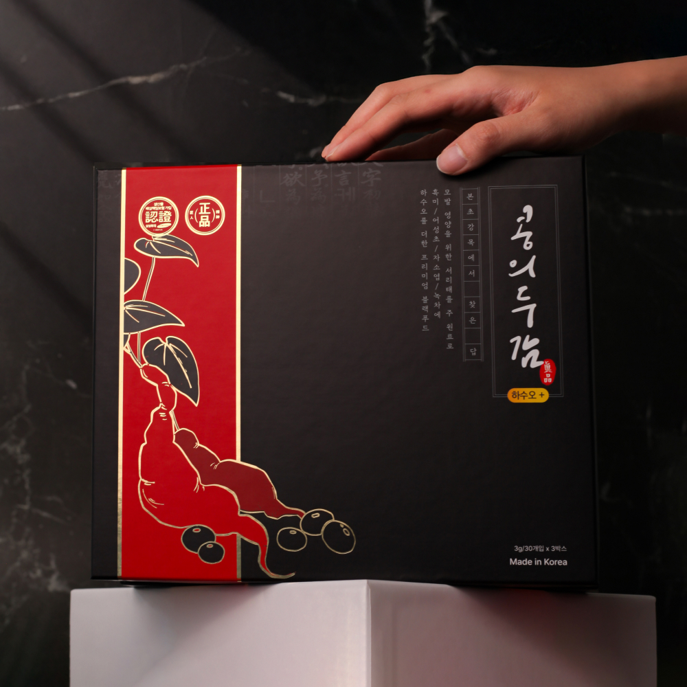 적하수오 서리태환 검은콩 콩의두감 건강환 30포, 5개 - 상세 이미지 3