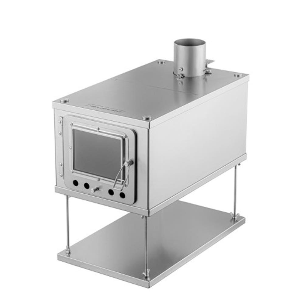 와일드와일드웨스트 화목 난로 티타늄 W 스토브 화로대 가정용 캠핑 실내 와와웨