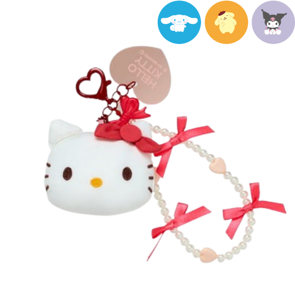 산리오 SANRIO 키체인 마스코트가 달린 비드 스트랩 (쿠션 리본) 787531