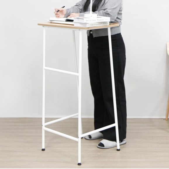 높은테이블 키높이 탁자 키다리 스탠드형 책상 서서 공부하는 책상