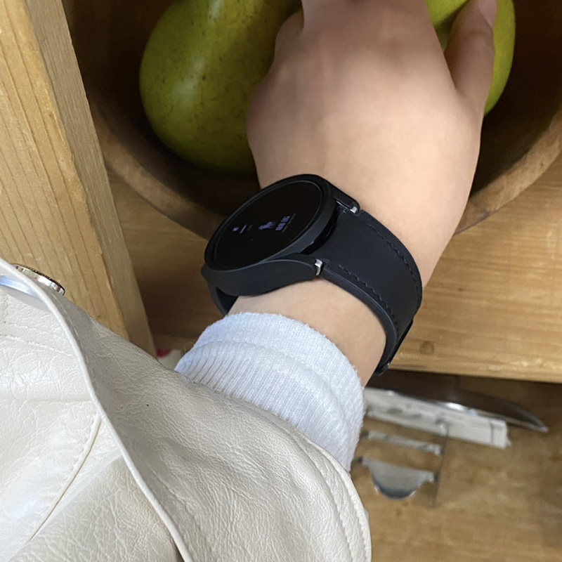 하이브리드가죽 스트랩 갤럭시워치7 44mm 갤럭시워치6 클래식 갤워치5 4 골프에디션 호환