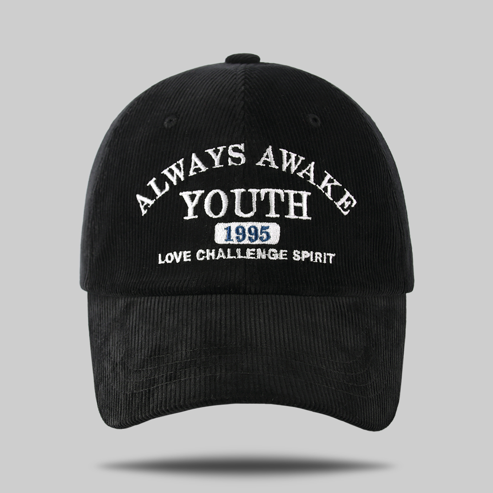 국내제작 youth 1995 골덴 볼캡 여성 캡모자 남자 코듀로이 모자 - 상세 이미지 5
