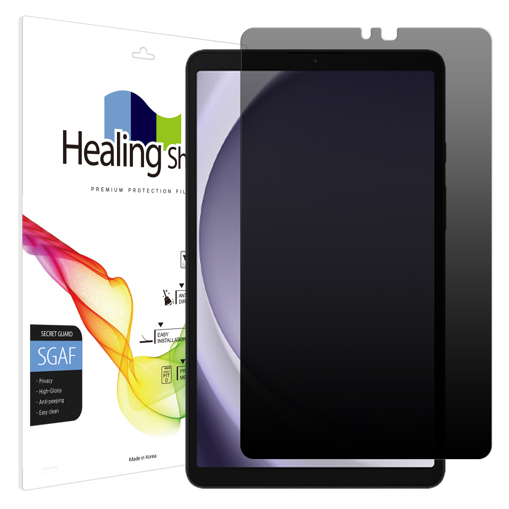 갤럭시탭 프라이버시 사생활 보호 액정보호필름 갤럭시 탭 A9, 1매입