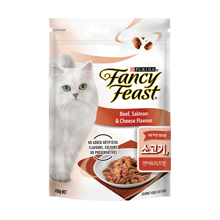 팬시피스트 건사료 450g 치킨 칠면조&야채 고양이사료 - 상세 이미지 3
