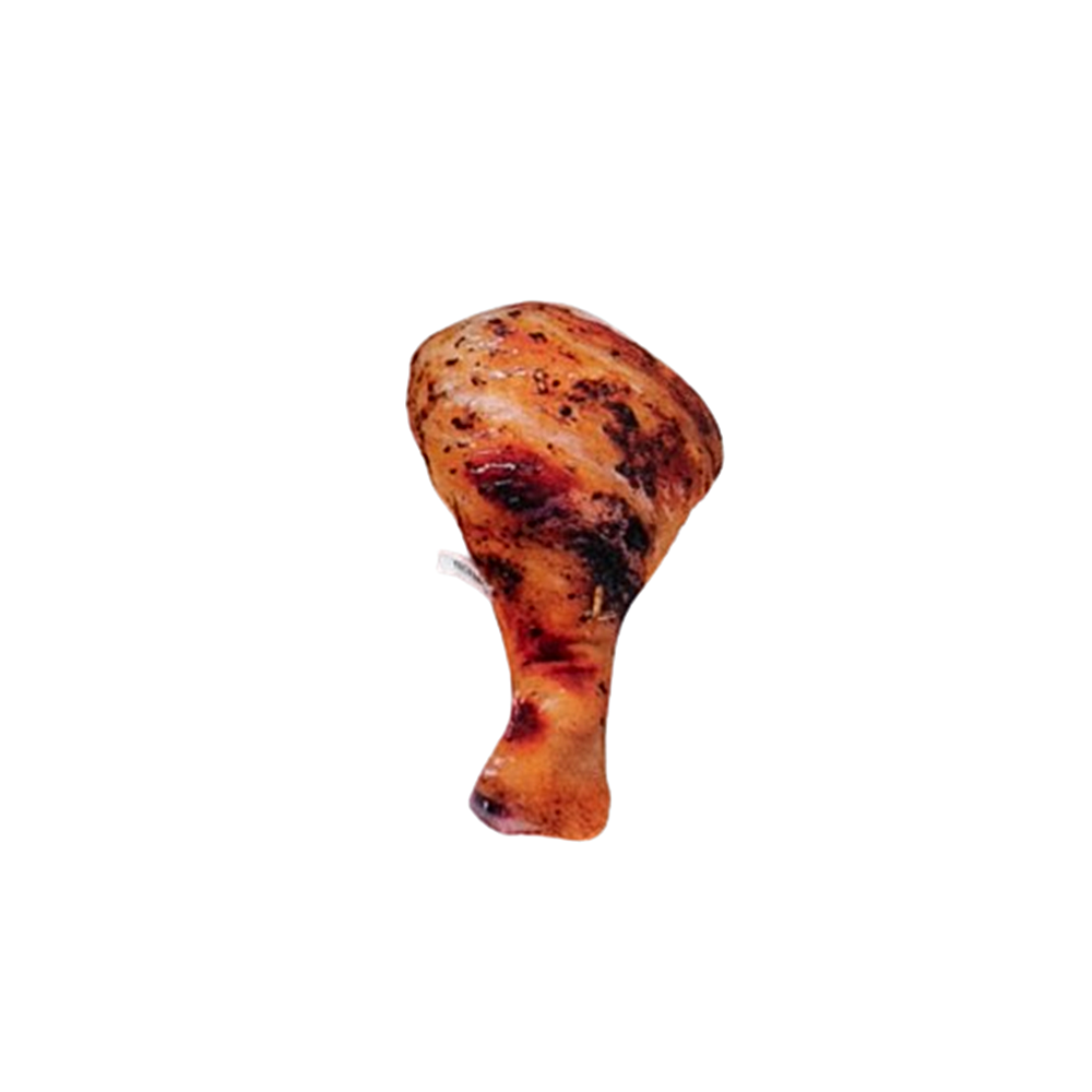 띵덕 닭다리쿠션 치킨 음식 인형 쓸데없는 선물 20cm - 상품 이미지