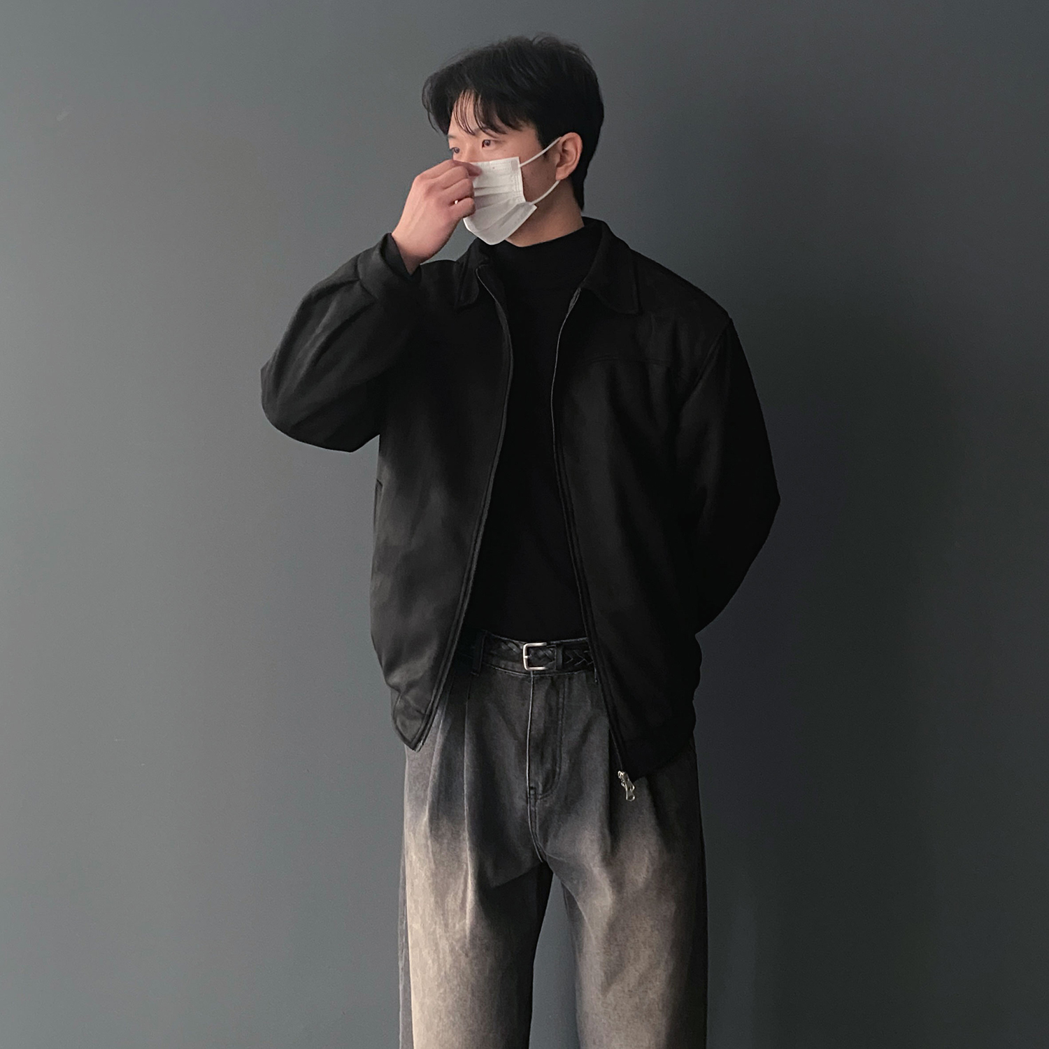 남자스웨이드자켓 남자누빔자켓 - 상세 이미지 2