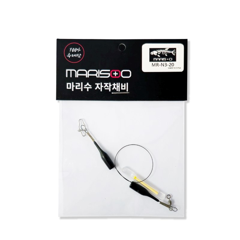 마리수 갈치 텐빈채비 기둥줄 와이어 풀치채비 케미포함 20cm - 상세 이미지 3